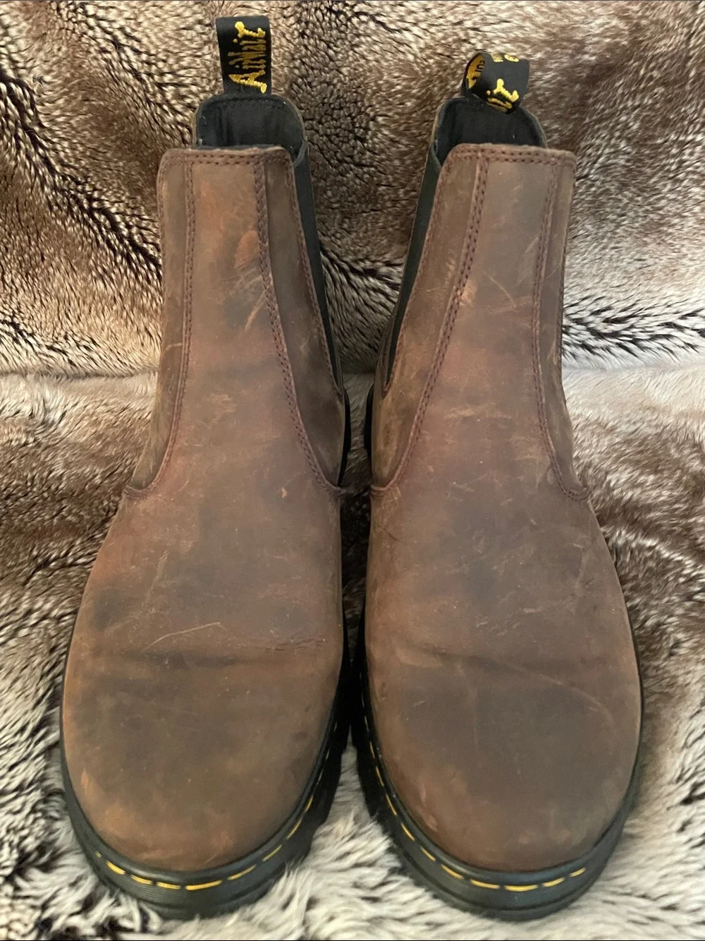 Dr. Martens Embury Chelsea boots Crazy Horse size 11